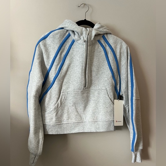 lululemon athletica Sweaters - 🔹NWT Lululemon Scuba Oversized Half-Zip Hoodie Trim 🔹